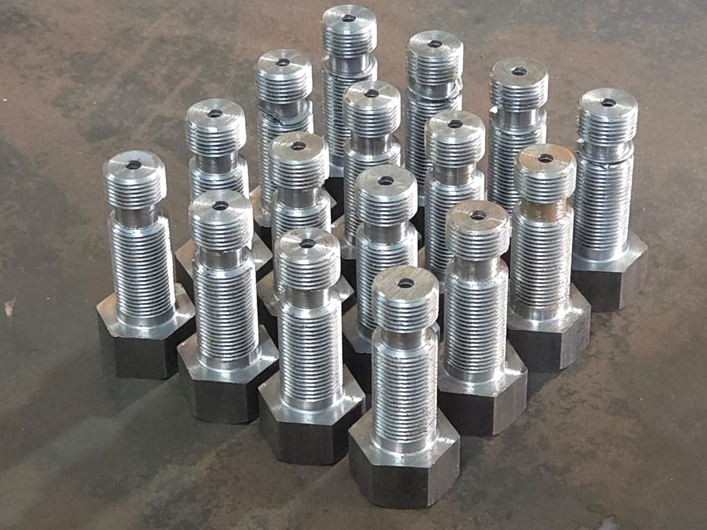 Hex-base threaded studs